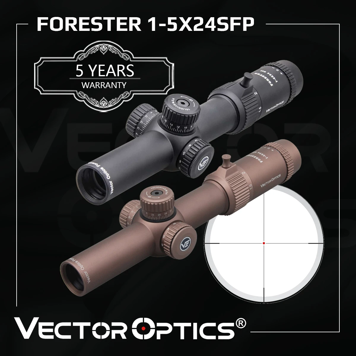 VECTOR OPTICS FORESTER 1-5x24 GenⅡ+マウント VECTOR OPTICS FORESTER 1-5x24 GenⅡ+マウント