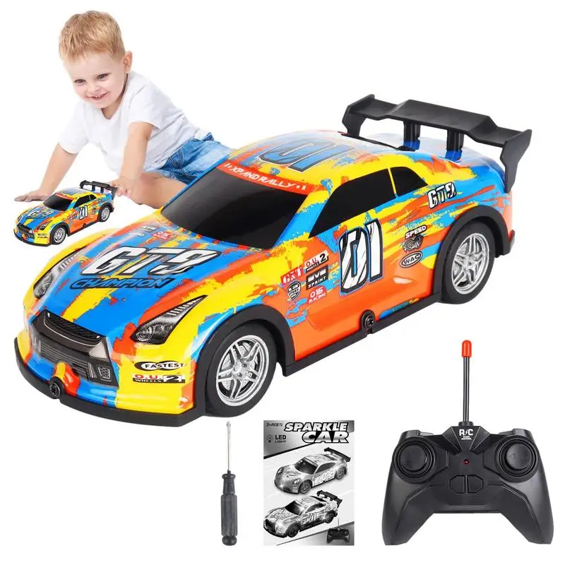 

Флуоресцентная высокоскоростная флуоресцентная модель с дистанционным управлением, Модель гоночного автомобиля, спортивный игрушечный автомобиль для детей и взрослых