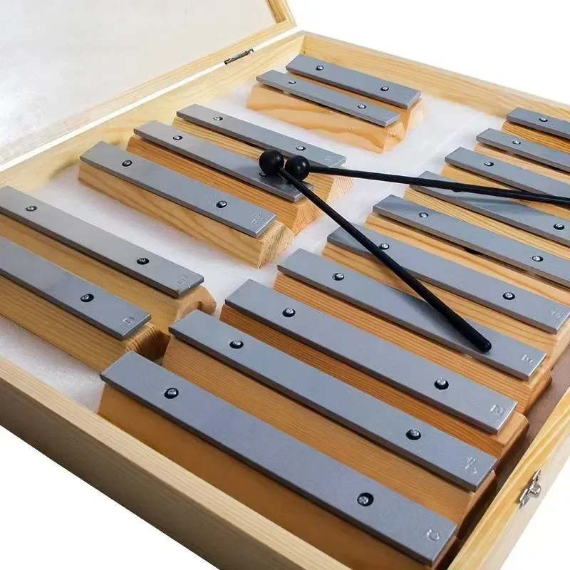 17 Tone Bar Orff Children Early Education Instrument Sound Brick Aluminum Plate Harp Sound Block Musical Percussion Instruments