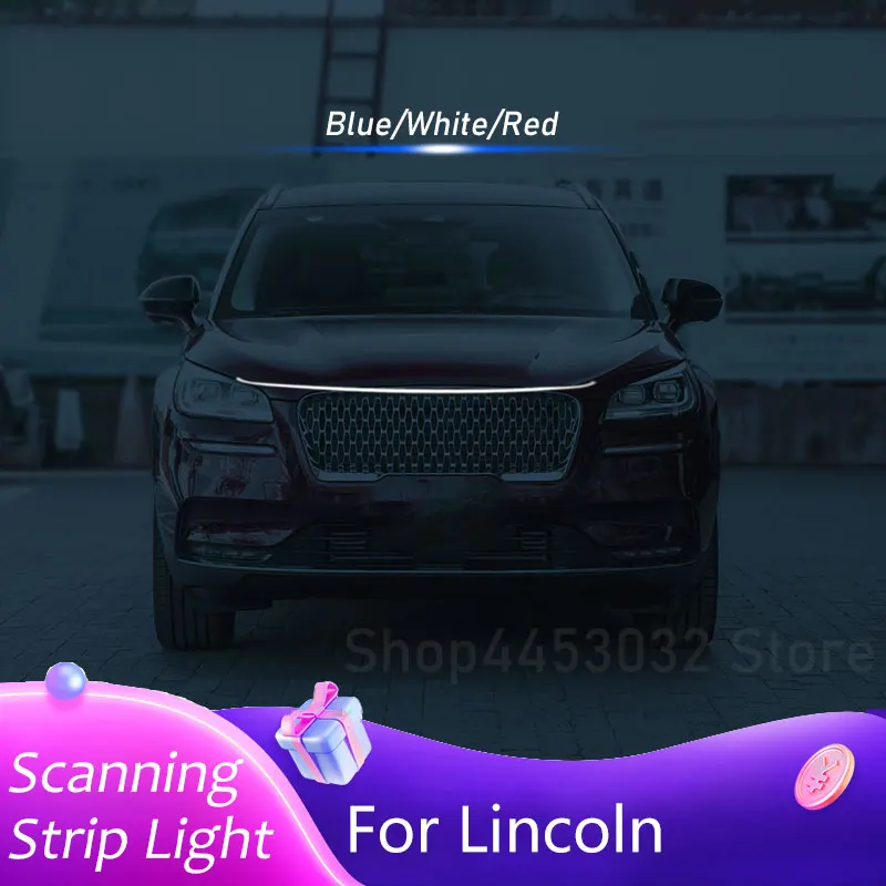 Striscia Luminosa Per Cofano A Led Per Auto Per Lincoln Navigator Mks Mark Lt Mks Luci Di Marcia Diurna Della Città Drl Start Scanning Lamp Accessori