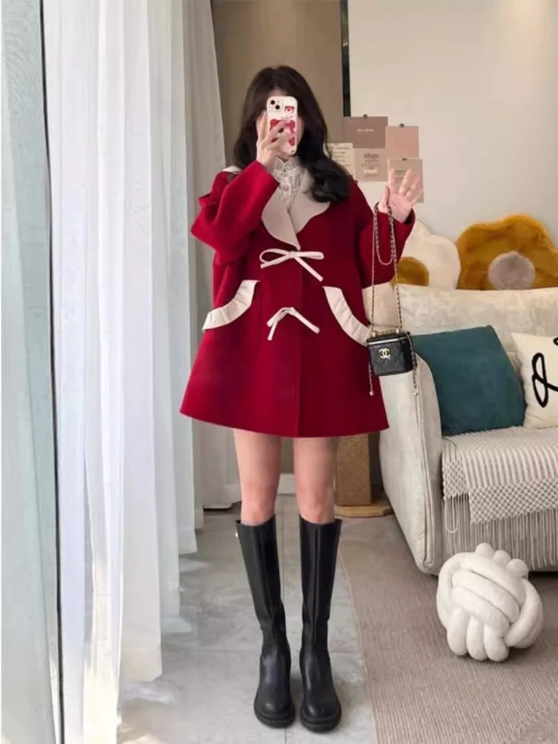 High End Short Fashionable Versatile And Popular Design For Women's Autumn And Winter Loose Woolen Jackets For Commuting P371