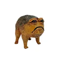 Cute African Rain Frog Decor Funny Toad Model Creative Animal Figurine Office Desktop Ornament Resin Craft Toys 1