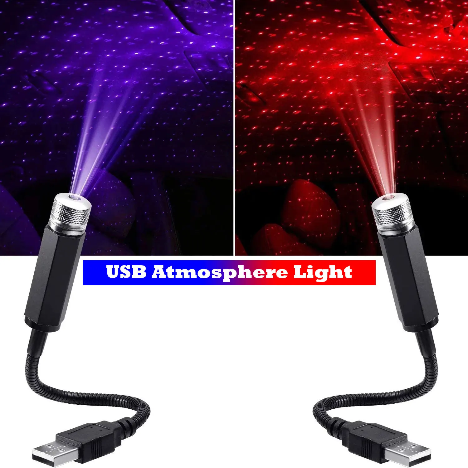 Led Car Interior Decor Light Auto Roof Gypsophila Atmosphere Lamps Regolabile Star Galaxy Lights Proiettore Lampada Decorativa