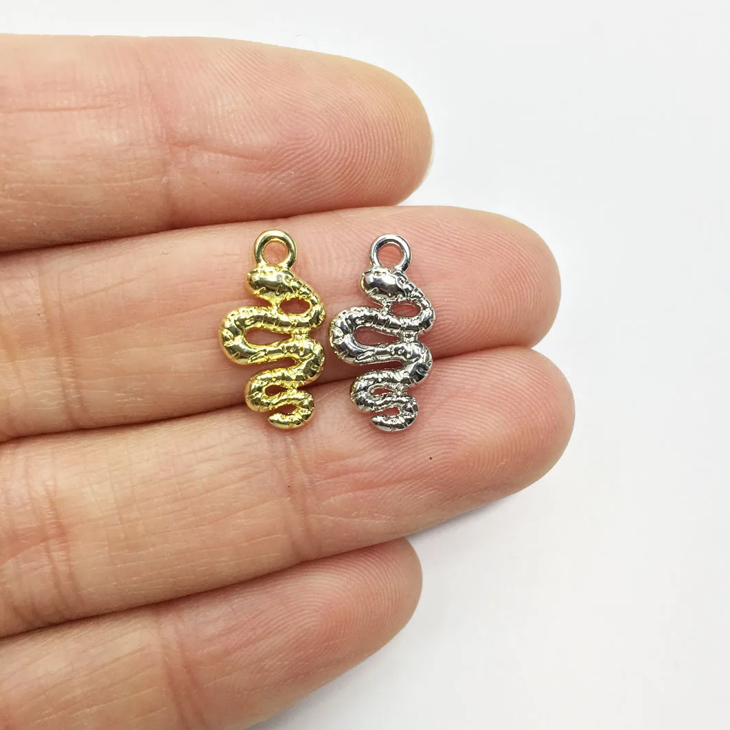Pendants Diy Snakes Zinc Alloy Pendant Jewelry Snakes Pendant Charm 3d 20pcs Zinc Aliexpress