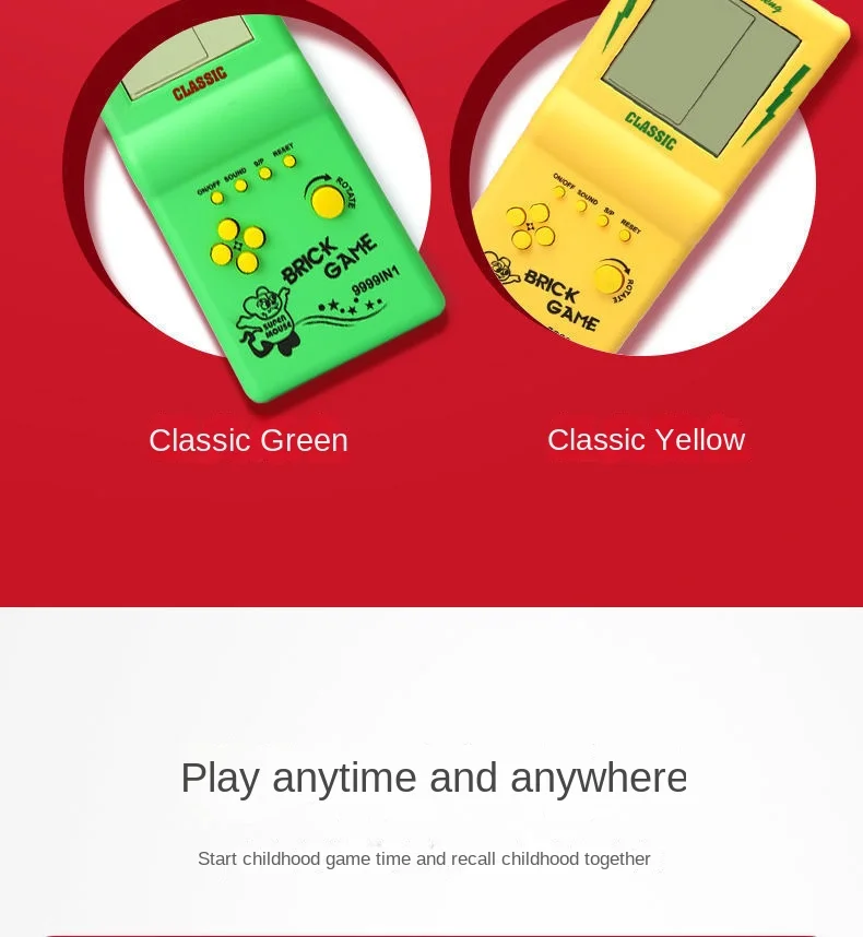 Handheld Russian Blocks Retro Gaming Console Nostalgic Gift Toy_voghion.com