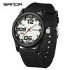 SANDA 3252 Top Popular Student Quartz Watch Fashionable and Simple Luminous Waterproof Silicone Tape Children's Quartz Watch 4