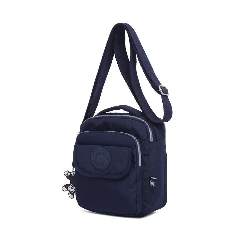 Nylon Messenger Shoulder Bag for Men and Women