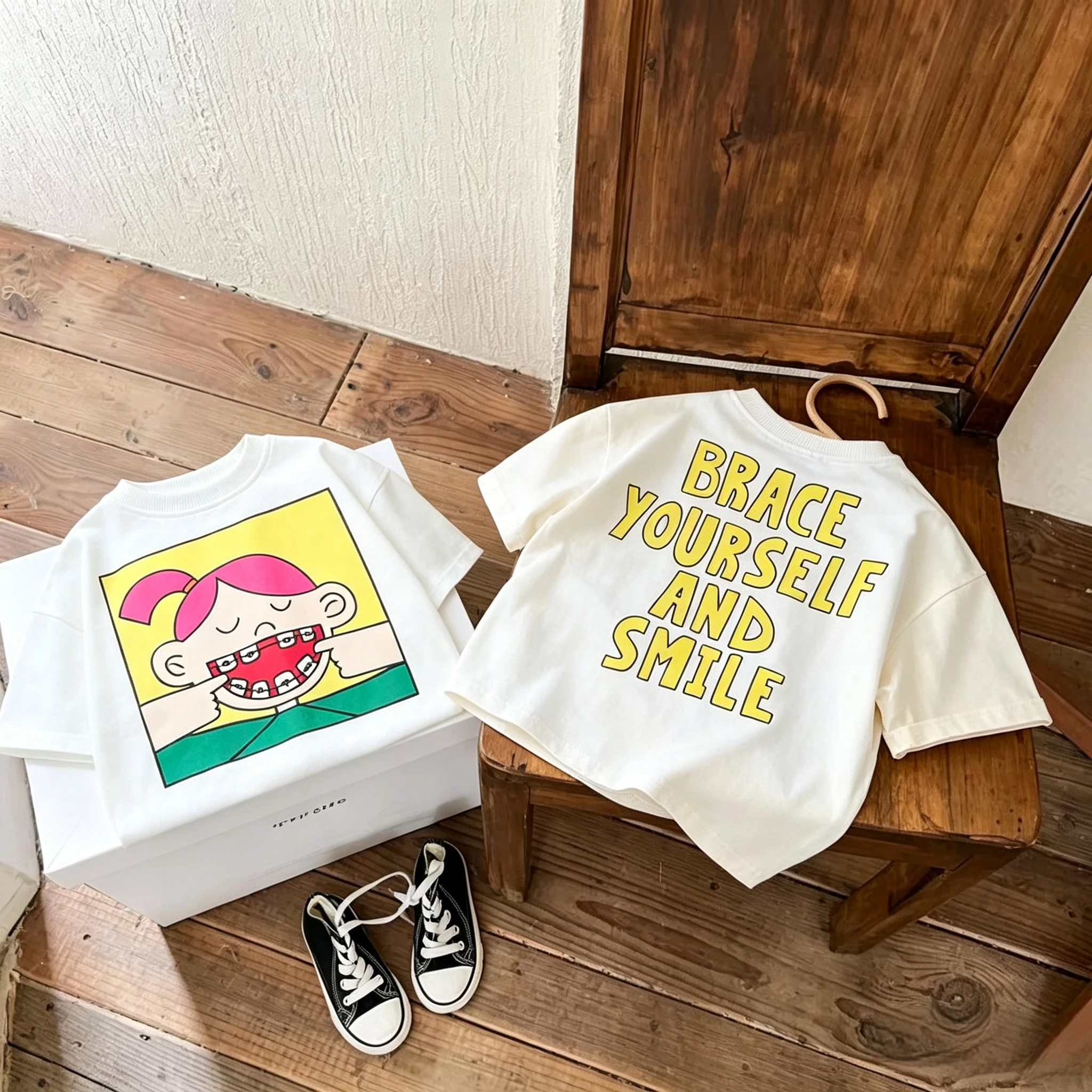 Toddler Fast Tires Race Car Print Double Sided T Shirt Boys Girls Cotton Short Sleeve Tee Trendy Racing Graphic Casual Kids Tops 3