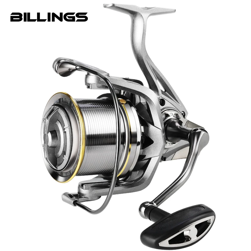 Moulinet de pêche spinning BILLINGS NGK 8000-14000 - Puissant 20kg drag pour mer et eau douce en acier inox