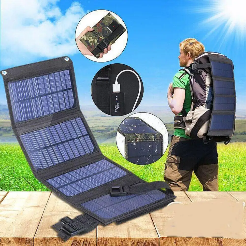 Solar Panel 20w Camping Equipment Portable Solar Chargers Camping