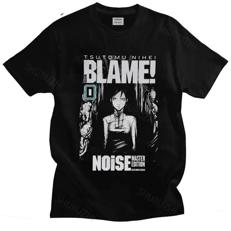 Anime Manga Share Zuru T Shirt Uomo Manica Corta 100% Cotone Streetwear T-Shirt Sidonia Heavy Industries Tee Nihei Tsutomu Top