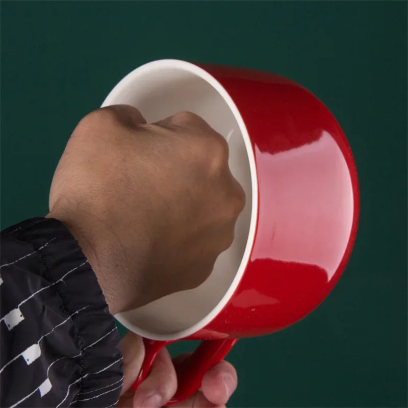 Large Capacity 700ml Ceramic Mug and Bowl - Versatile and Novelty Gift