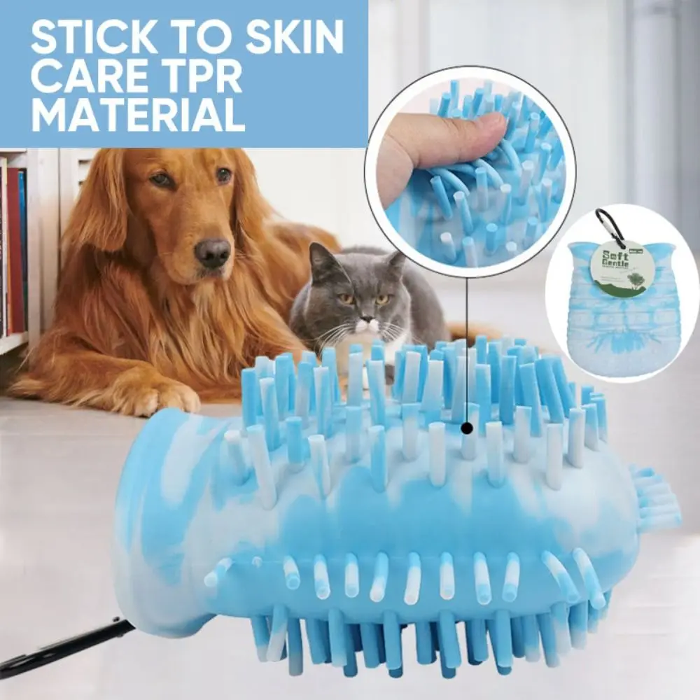 

2-In-1 Dog Paw Cleaning Cup Durable Soft Portable Pet Foot Washer with A Hook Pet Foot Cleaning Bucket Dog