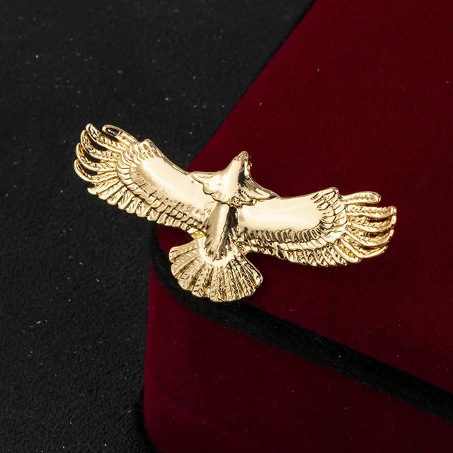 新品 正規品 ワシ 鷲 イーグル 鳥 猛禽類 ゴールド Pin 05 Tripsters Tips