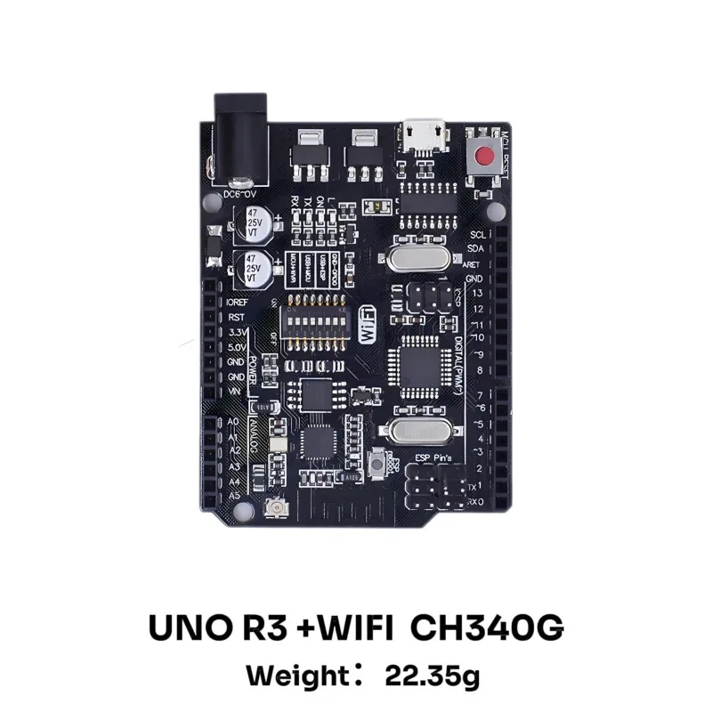 Enhanced Product Title:  
Advanced UNO R3 Development Board with WiFi and USB Connectivity