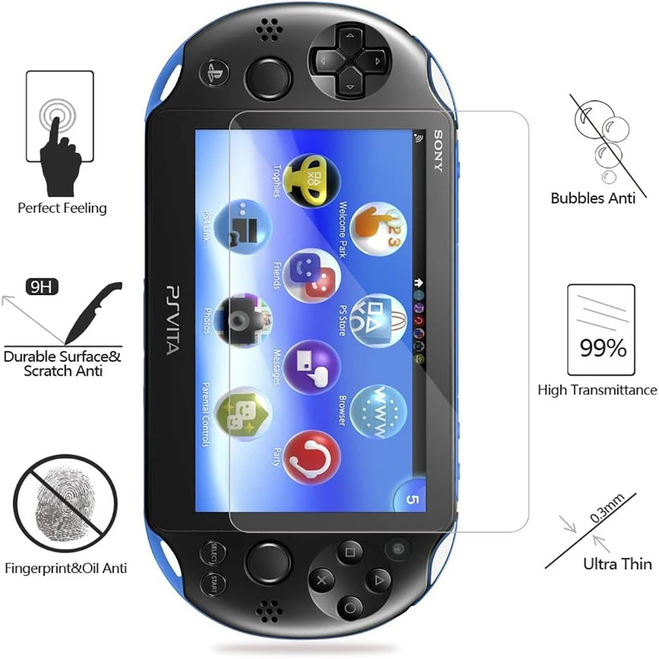 Protector In Vetro Temperato Per Schermo PS Vita 2000 Premium - Foto 3