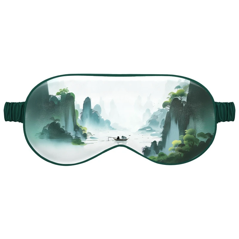 Luxurious Blackout Silk-Look Eye Mask