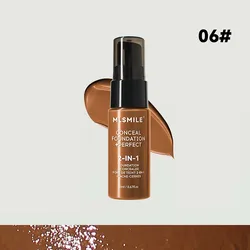 Oil - Control Matte Full Coverage Foundation Cream - Waterproof and Long - Lasting Professional Makeup Base (06)