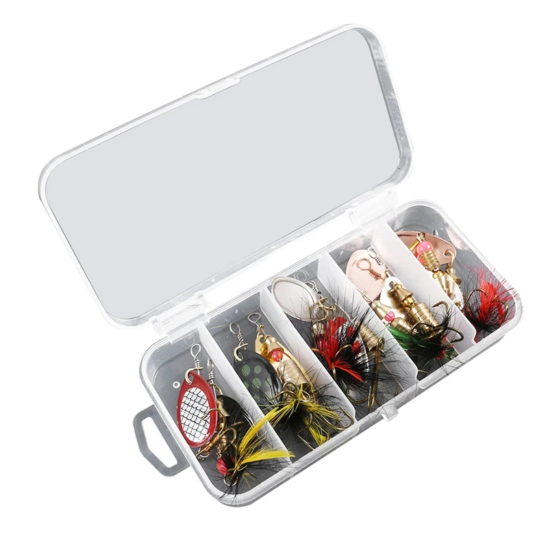 

Рыболовная приманка, блесна, жесткая металлическая рыболовная ложка, искусственная приманка для форели, форели, с коробками для снастей