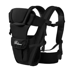 Beth Bear Adjustable Baby Carrier with Ergonomic Support - Wholesale & Dropshipping Available (Black)