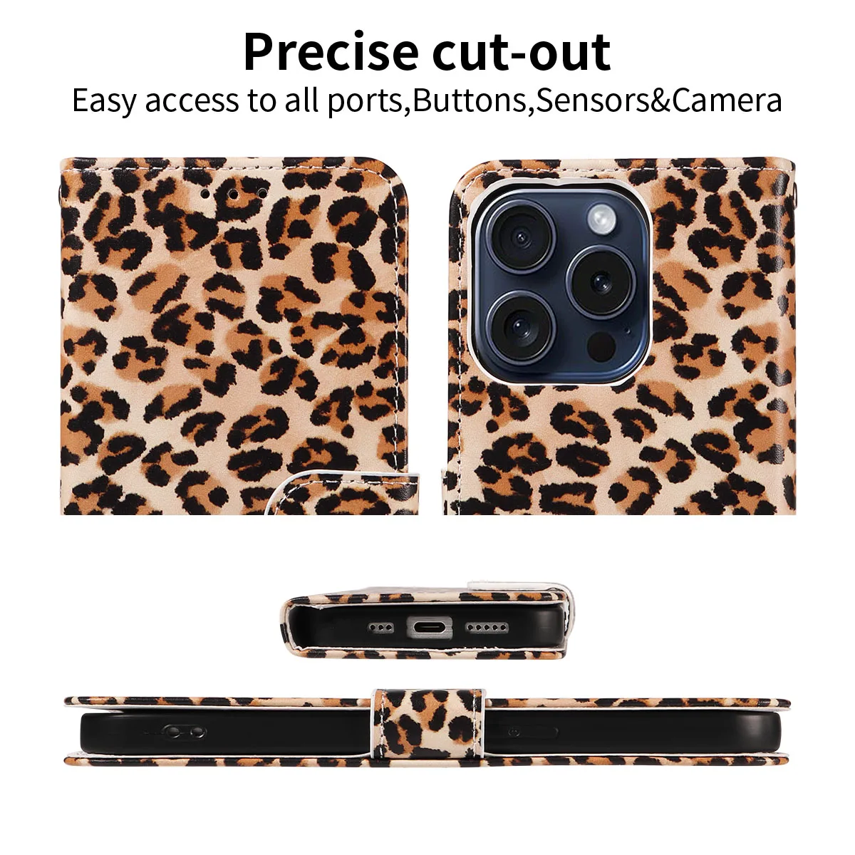 Fashion Multi-Functional Phone Case with Kickstand, Lanyard, and Card Holder