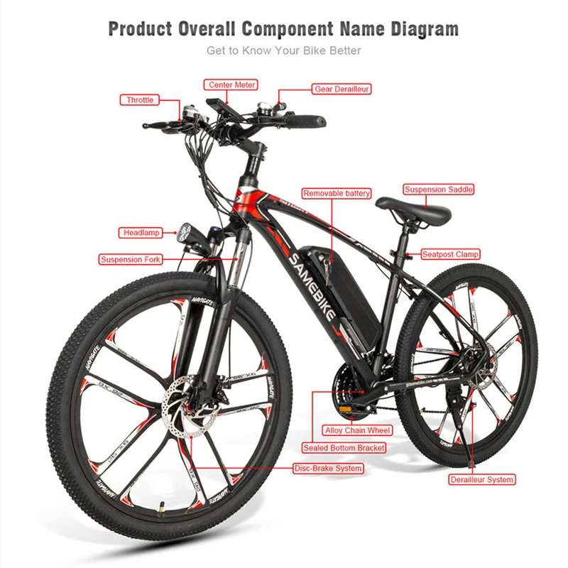 SAKU HANDYBIKE 8 SAKU HANDYBIKE 8 For Kids Adult 8-Inch Folding Multi