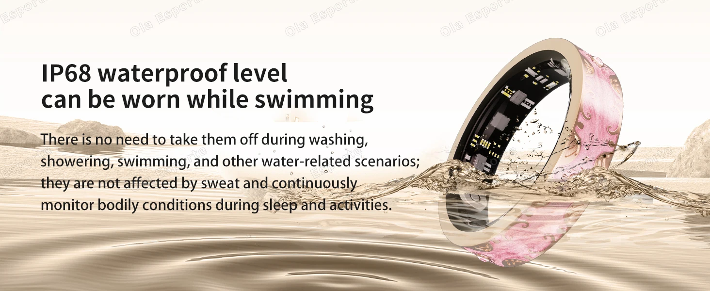 Smart Ring For Health Management Blood Pressure Heart Rate Sleep_voghion.com