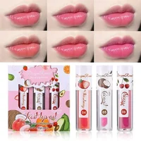 1/3Pcs Fruit Lip Oil Long Lasting Hydrating Lip Gloss Jelly Mirror Liquid Lip Glaze Long Lasting Shiny Lip Tint Makeup Lip Care 1