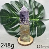 Jurassic Natural Gemstone Sugilite Fluorite Tower Mineral Symbiosis Home Room Decoration Gift Witchcraft Prayer Crystal Healing 2