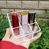 9 Slots Clear Acrylic Lipstick Storage Box Trapezoid Cosmetic Display Case Store Desk Lipstick Cosmetic Organizer Holder Stand 3
