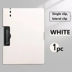 Elegant A4 Document Organizer Clipboard Folder (White)