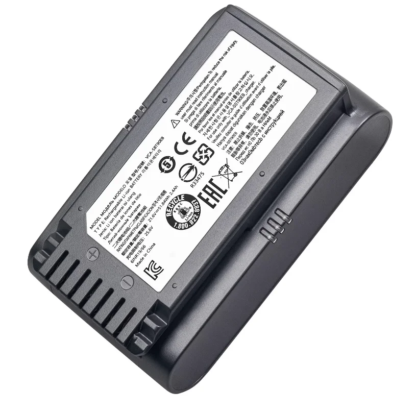 3500mAh 21.6V Vacuum Cleaner Battery VCA-SBT90, VCA-SBT90E,DJ96-00221A for Samsung VS9000, Jet VS70, Jet90, Jet75, Jet 75 3