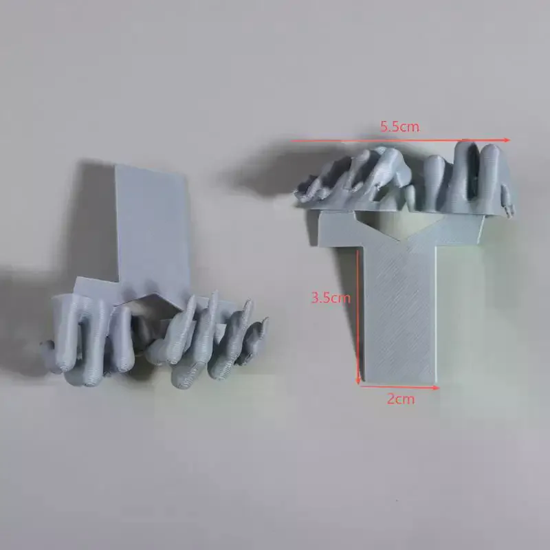 2Pcs 크리 에이 티브 3D 북마크 개인화 된 공포 분위기 페이지 마커 학교 홈 독서를위한 최고의 선물