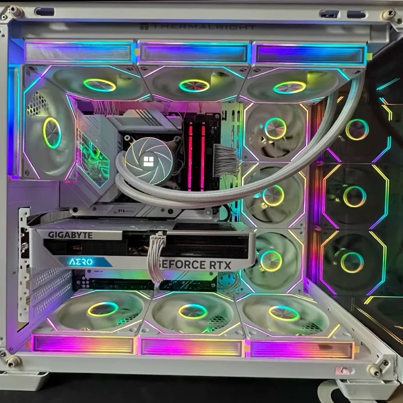 PRISM 8 PRO 120mm PC Computer Case Fan 5V 3Pin Sync Argb 12CM Quiet Cooling Fan