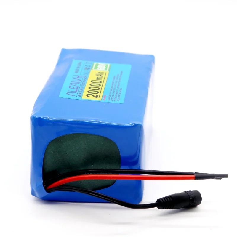 Batteria agli ioni di litio 60V 16S2P 20Ah 18650 67,2V agli ioni di litio 20000mAh Ebike Scooter elettrico per bicicletta con 30A BMS 750W 1000Watt - immagine 4