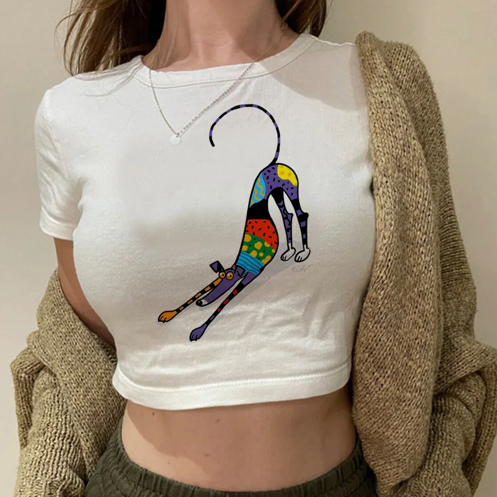 

Greyhound, корейская мода, fairycore cyber y2k, короткий топ для девушек, винтажная одежда yk2