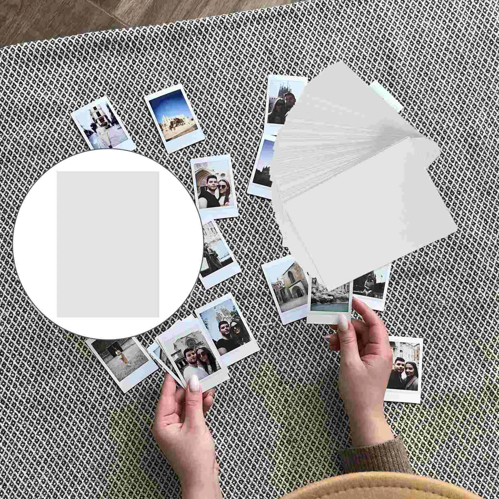 

100 Sheets Photographic Paper DIY Supply Waterproof Papers Highlight Printing Office Glossy A4 School Home