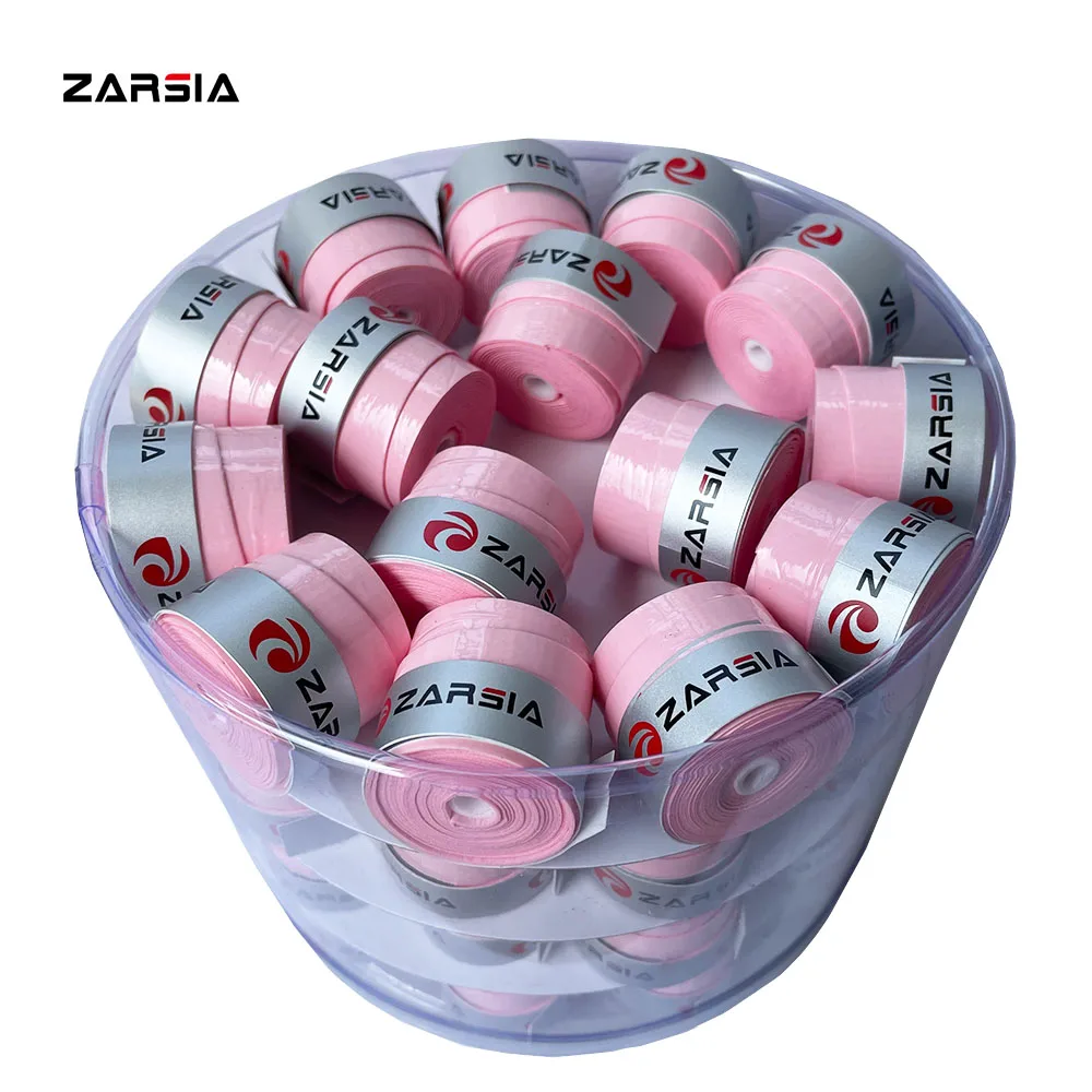 

60 pcs ZARSIA Tacky Feel Tennis Racket OverGrip Anti-skid Sweat Absorbed Wraps Taps Badminton Grips pickball grips