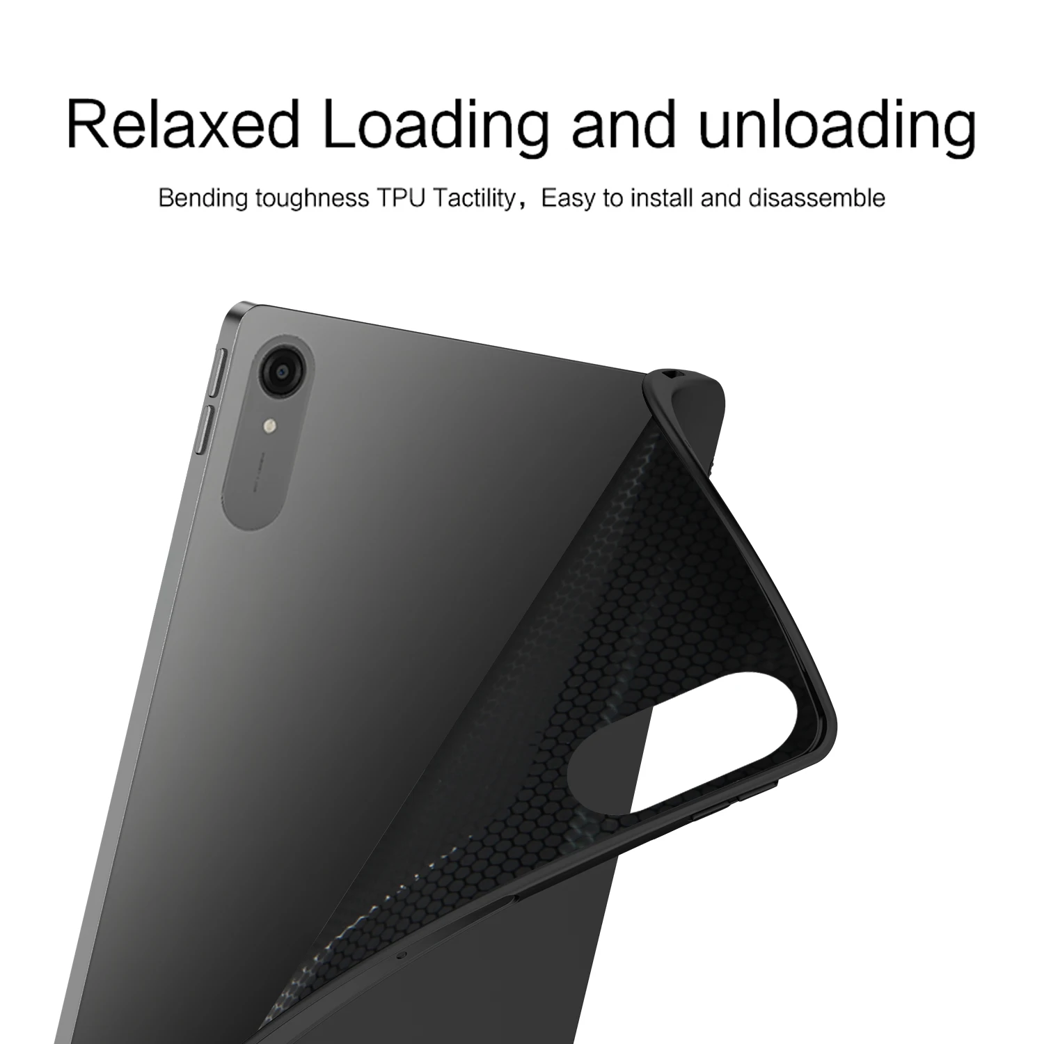 13 Tablet Shockproof Silicone TPU Protective Back Cover Case