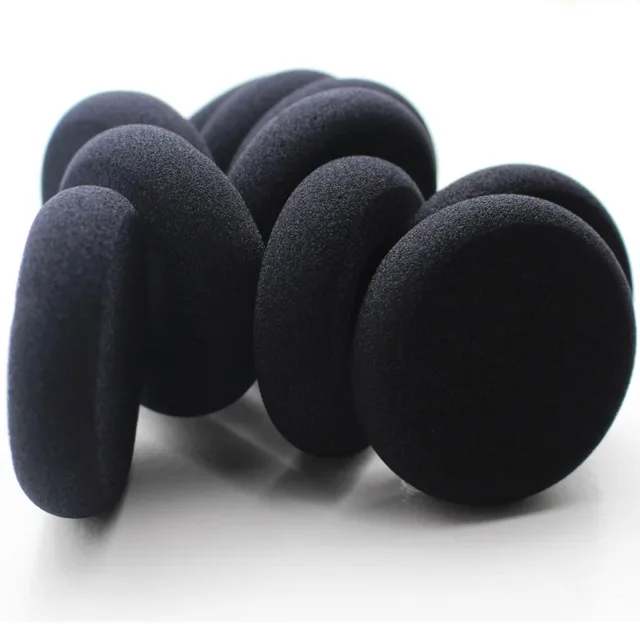 10 Paia Cuscinetti Auricolari In Spugna Per Cuffie - Ricambio 50 Mm, Morbidi E Isolanti, Colore Nero - Foto 10