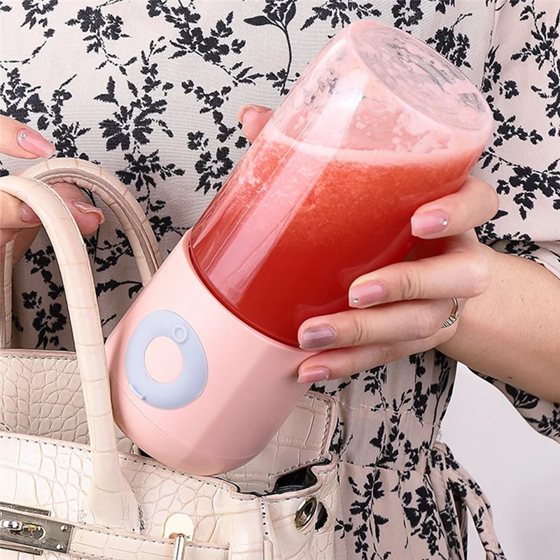 500ML Portable Blender 6 Cutter Mini Juicer USB Electric Blender Fruit Juicer for Fruit and Vegetables Juicer Machine-B