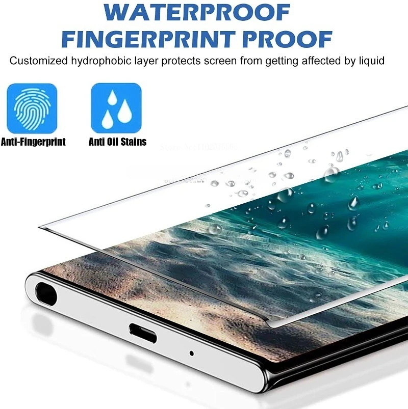 Enhanced 9D Full Cover Clear Tempered Glass Screen Protector - 2 Pack, Anti-Scratch