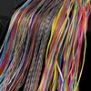 4-30Pcs 90CM Gradient Colorful Rope Tie Hair Women Dirty Braid Hair Rope Hip Hop Headband Kids Children's Ribbon Styling Braider 3