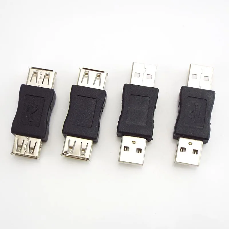 

USB 2.0 Type A Female to Female Coupler Adapter USB Connector Male to Male Extender Cable Mini Changer Converter For PC Laptop D