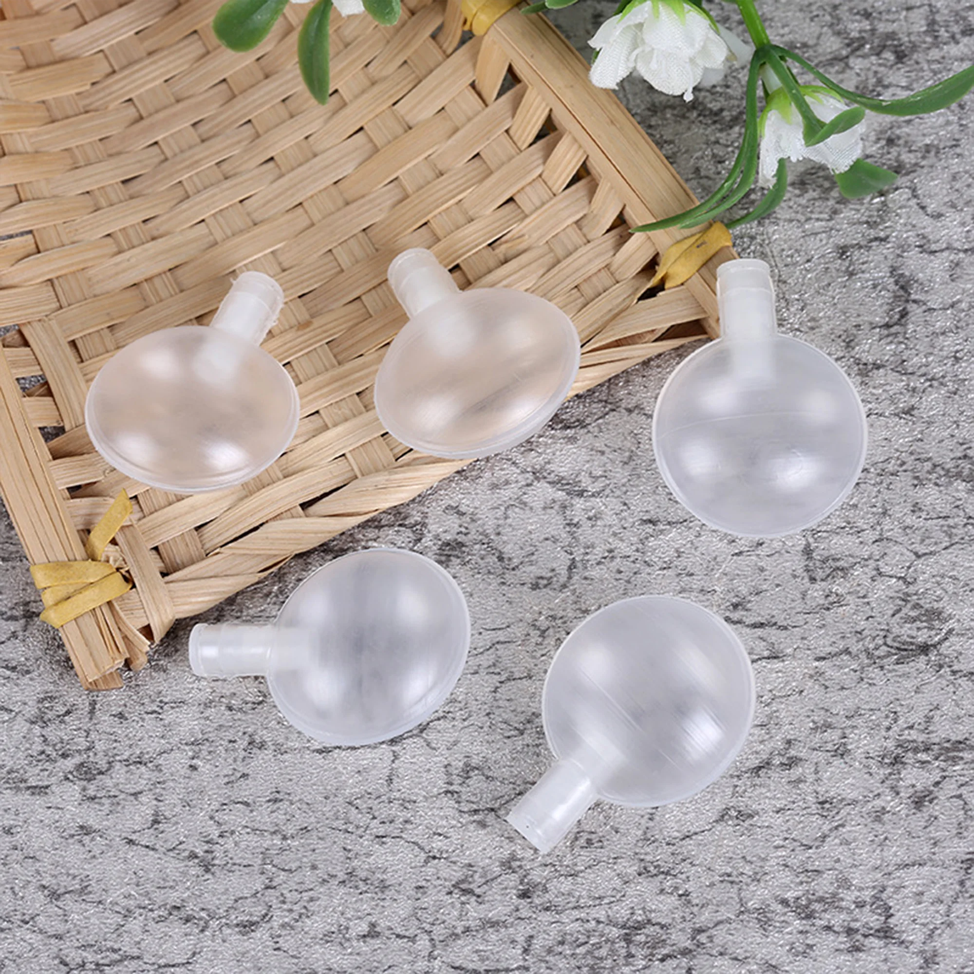 50 Pieces dog toy squeakers 1.37&rdquo;/35mm round airbag replacement dog and cat sounder toy repair squeaking small replacement dog whistle