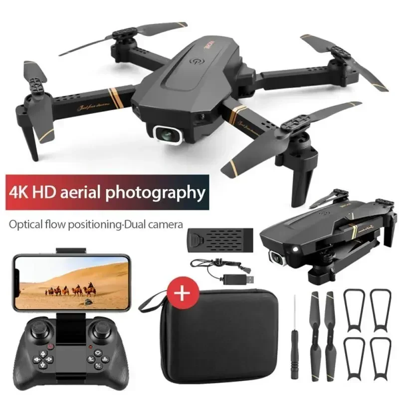 

Dual Camera Quadcopter Real-time Transmission Helicopter Toys V4 Rc Drone 4k 1080P HD Wide Angle Camera WiFi Fpv Drone