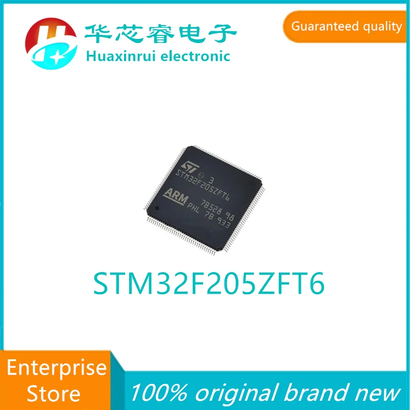 

100% original brand new STM32F205ZFT6 205ZFT6 ZFT6 LQFP-144 ARM Cortex-M0 32-bit microcontroller MCU