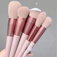 Ensemble de pinceaux de maquillage pour femme, fard à barrage, fond de teint, poudre cosmétique, mélange de blush, outil de maquillage de beauté, lot de 13 pièces 5