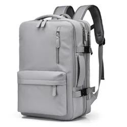 Versatile Travel and Everyday Backpack with Laptop Storage (Grey)