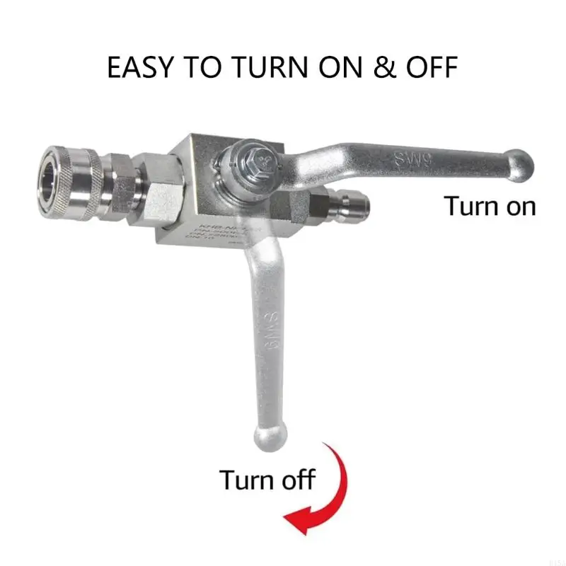 E15A Professional Stainless Steel Valves & Adapter Set Easy Operate Stainless Steel Valves Simple Installation